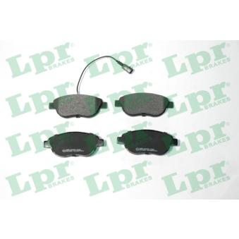 Jeu de 4 plaquettes de frein avant LPR [05P764]