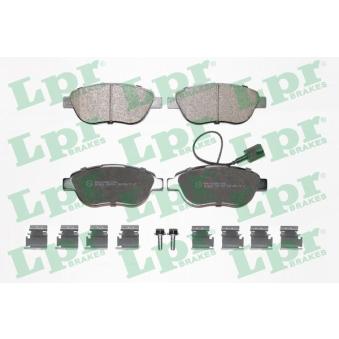 Jeu de 4 plaquettes de frein avant LPR OEM 77362195 Jeu de 4 plaquettes de frein avant LPR OEM 77362195