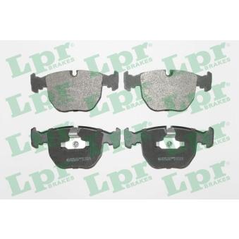 Jeu de 4 plaquettes de frein avant LPR OEM 34112180419