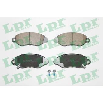 Jeu de 4 plaquettes de frein avant LPR [05P775]