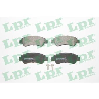 Jeu de 4 plaquettes de frein avant LPR [05P789]