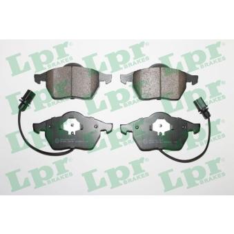 Jeu de 4 plaquettes de frein avant LPR 05P790 pour MAZDA MX-5 1.9 TDI - 110cv