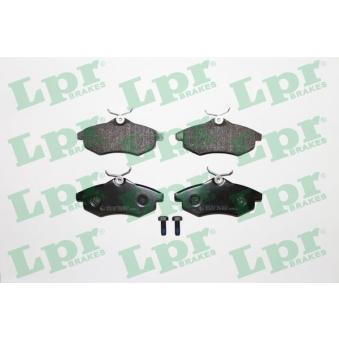 Jeu de 4 plaquettes de frein avant LPR [05P805]