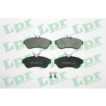 Jeu de 4 plaquettes de frein avant LPR [05P806]