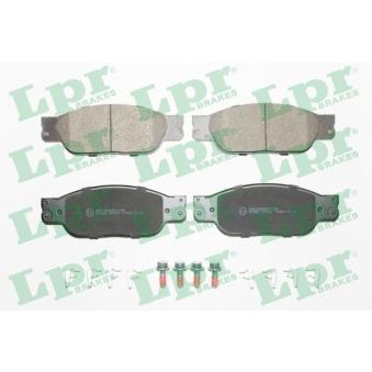 Jeu de 4 plaquettes de frein avant LPR OEM C2C20686