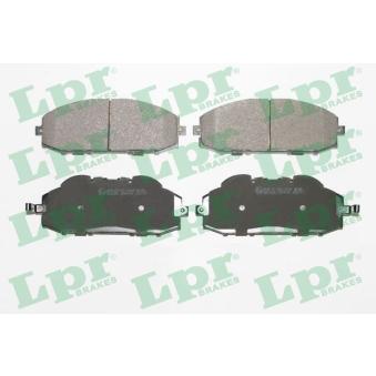 Jeu de 4 plaquettes de frein avant LPR OEM D1060VC091
