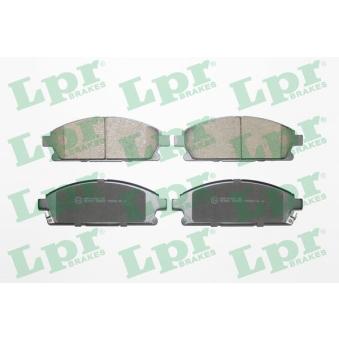 Jeu de 4 plaquettes de frein avant LPR [05P846]