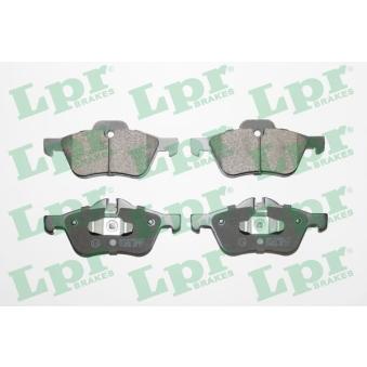 Jeu de 4 plaquettes de frein avant LPR [05P851]