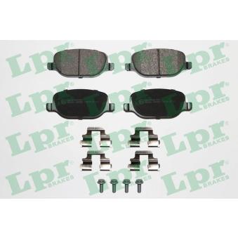 Jeu de 4 plaquettes de frein arrière LPR OEM 77363819
