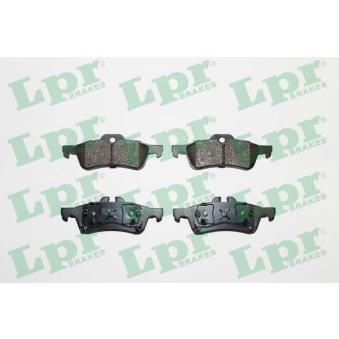 Jeu de 4 plaquettes de frein arrière LPR [05P861]