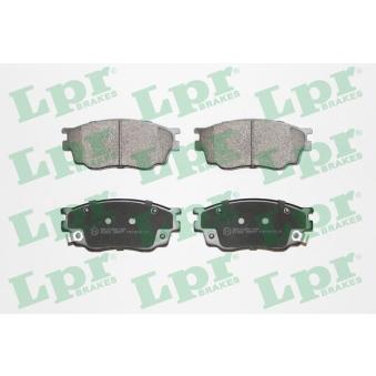 Jeu de 4 plaquettes de frein avant LPR OEM GJYA3328ZA