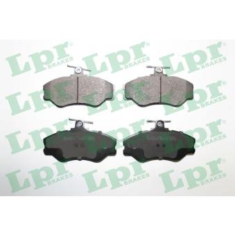 Jeu de 4 plaquettes de frein avant LPR OEM 581014BA00