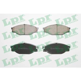 Jeu de 4 plaquettes de frein avant LPR OEM 0446526051