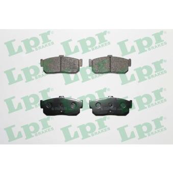 Jeu de 4 plaquettes de frein arrière LPR OEM D40605M490