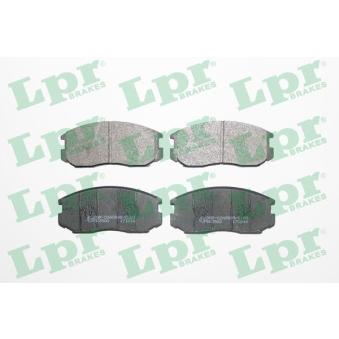 Jeu de 4 plaquettes de frein avant LPR OEM MB699464 Jeu de 4 plaquettes de frein avant LPR OEM MB699464