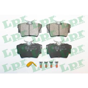 Jeu de 4 plaquettes de frein arrière LPR OEM 7701050918