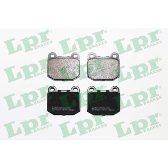 Jeu de 4 plaquettes de frein avant LPR 05P947 pour TOYOTA COROLLA 1.8 - 222cv