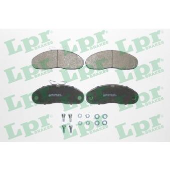 Jeu de 4 plaquettes de frein avant LPR OEM 69052940