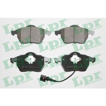 Jeu de 4 plaquettes de frein avant LPR 05P969 pour SEAT LEON 1.9 TDI - 110cv