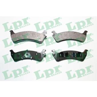 Jeu de 4 plaquettes de frein arrière LPR [05P990]