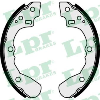 Jeu de mâchoires de frein LPR 07440 pour CITROEN C3 1.8 i 16V - 110cv