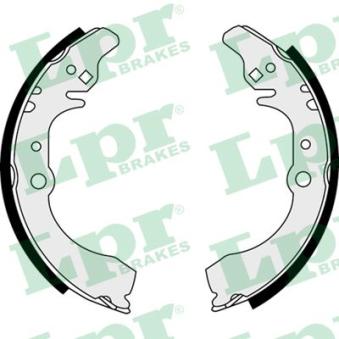 Jeu de mâchoires de frein LPR OEM 0449587714