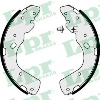Jeu de mâchoires de frein LPR 08450
