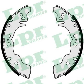 Jeu de mâchoires de frein LPR [09650]