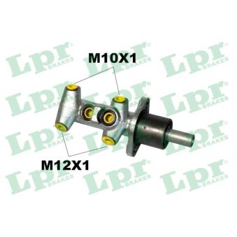 Maître-cylindre de frein LPR 1353 pour KIA PRIDE 1.4 16V - 75cv