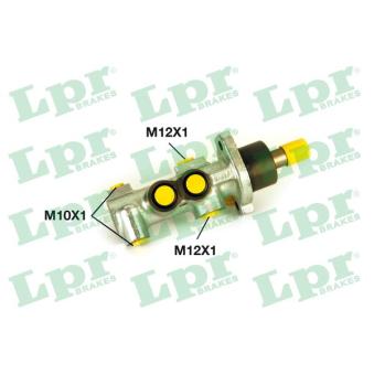 Maître-cylindre de frein LPR 1380 pour OPEL MERIVA 1.9 D - 70cv