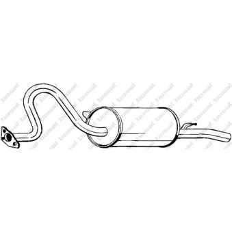 Silencieux arrière BOSAL 278-903