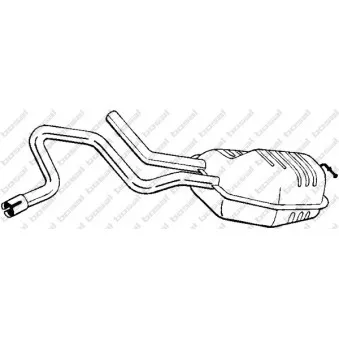 Silencieux central BOSAL 278-965