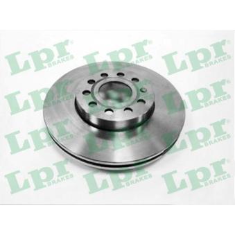 Jeu de 2 disques de frein avant LPR A1002V pour AUDI A6 1.6 - 110cv