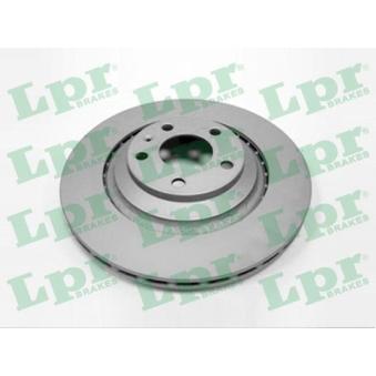 Jeu de 2 disques de frein arrière LPR OEM 4F0615601D