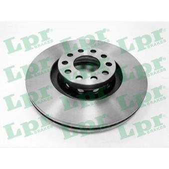 Jeu de 2 disques de frein avant LPR A1018V pour AUDI A8 4.2 quattro - 238cv