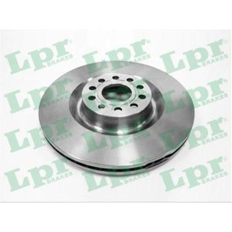 Jeu de 2 disques de frein avant LPR A1024V pour VOLKSWAGEN EOS 2.0 TDI - 140cv