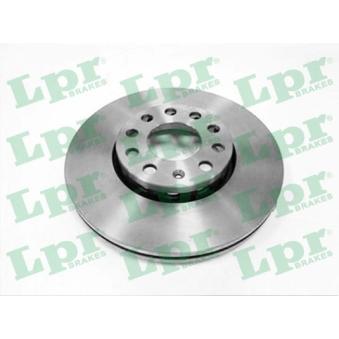 Jeu de 2 disques de frein avant LPR A1052V pour CHEVROLET CAPTIVA 1.9 TDI - 110cv