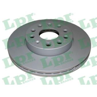 Jeu de 2 disques de frein avant LPR A1054V pour AUDI A6 1.6 - 110cv