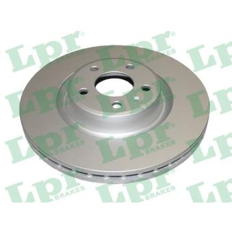 Jeu de 2 disques de frein avant LPR A1057VR pour AUDI A4 2.0 TDI - 122cv