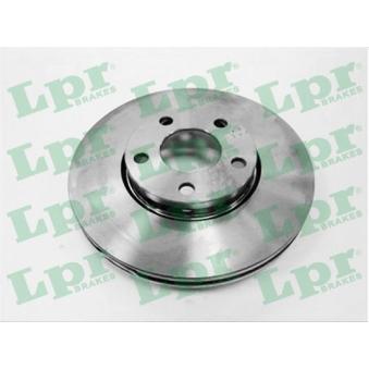 Jeu de 2 disques de frein avant LPR A1371V pour CHEVROLET CAPTIVA 1.9 TDI - 110cv