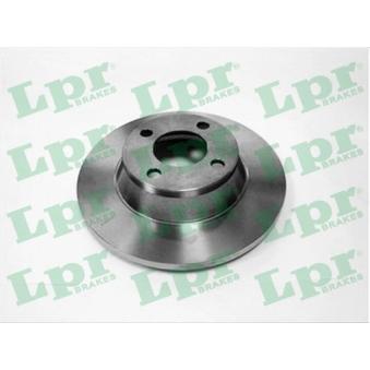 Jeu de 2 disques de frein avant LPR OEM 8A0615301D