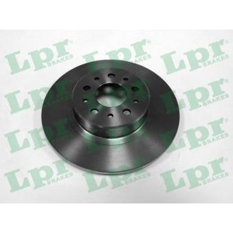 Jeu de 2 disques de frein arrière LPR A2001P pour DODGE AVENGER 1.9 JTD - 110cv