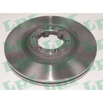 Jeu de 2 disques de frein avant LPR OEM 8981246634