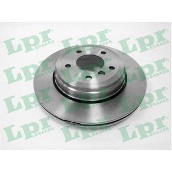 Jeu de 2 disques de frein arrière LPR B2016V pour BMW Série 5 525 i - 192cv