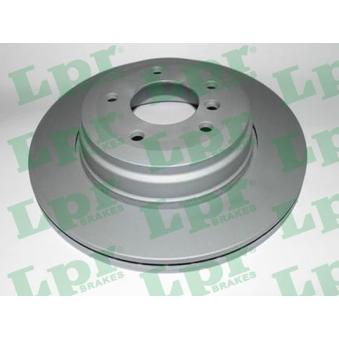 Jeu de 2 disques de frein arrière LPR OEM 34216772085