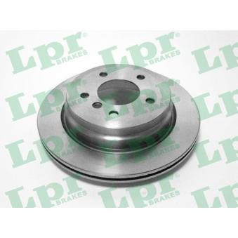 Jeu de 2 disques de frein arrière LPR OEM 34216864901