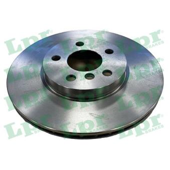 Jeu de 2 disques de frein avant LPR B2076V pour ALFA ROMEO JUNIOR Cooper S - 178cv