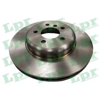 Jeu de 2 disques de frein arrière LPR OEM 34216775289