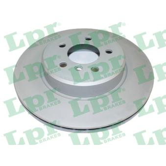 Jeu de 2 disques de frein arrière LPR OEM 34216775289