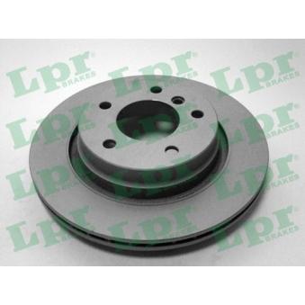 Jeu de 2 disques de frein arrière LPR OEM 34216864056